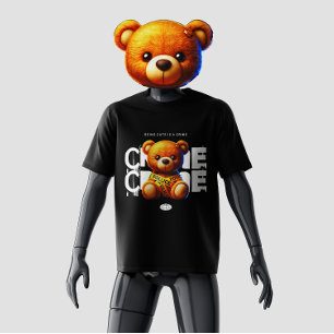 Camiseta Ser Bonito é um Urso de Teddy Kawaii Crime