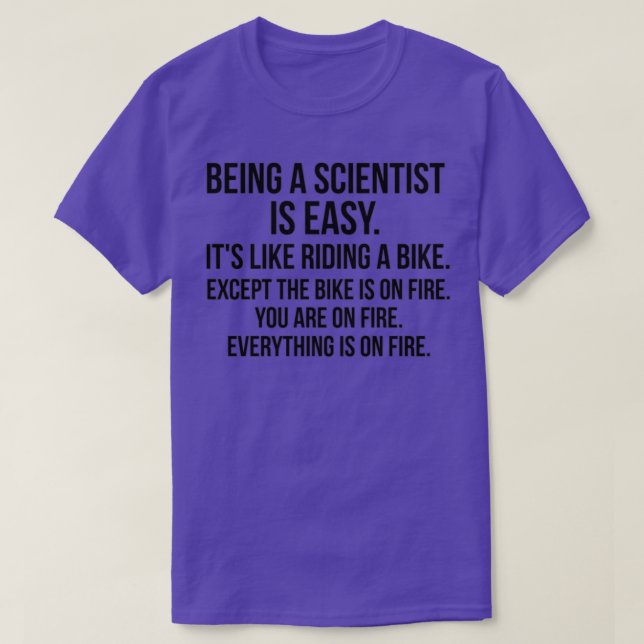 Camiseta Ser Cientista (Frente do Design)