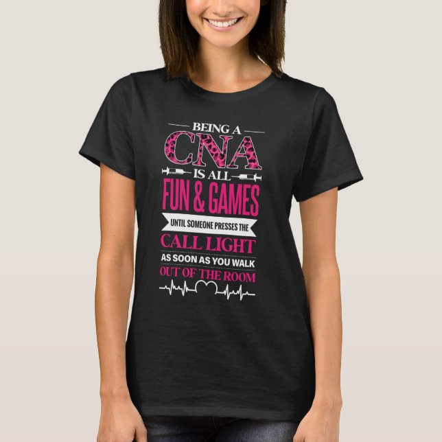 Camiseta Ser CNA é diversão e jogos chamam de engraçado (Frente)