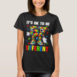 Camiseta Ser diferente 67 seis sete puzzle autismo