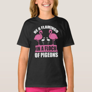 Camiseta Ser Flamingo Num Bando De Pombos-18716