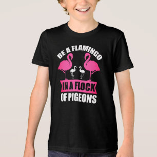 Camiseta Ser Flamingo Num Bando De Pombos-18716