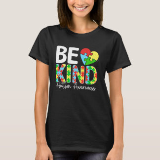 Camiseta Ser gentil Autismo Sensibilização Jovens Homens Me