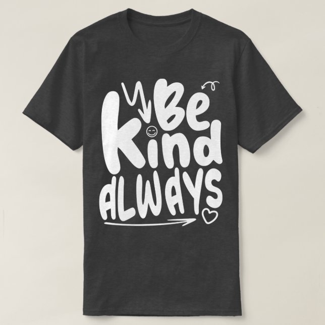 Camiseta ser gentil sempre (Frente do Design)