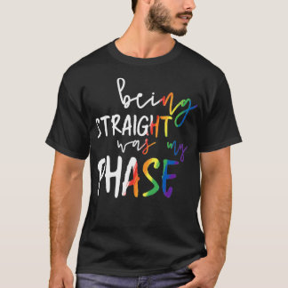 Camiseta Ser hetero foi meu orgulho lgbtq de fase Premium