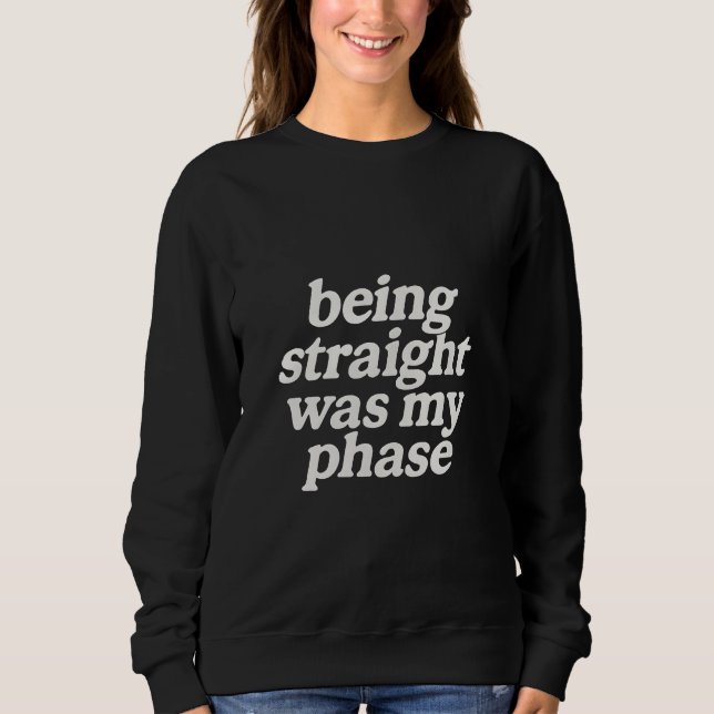 Camiseta Ser hétero foi minha fase  (Frente)