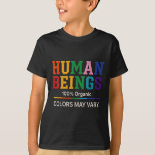 Camiseta Ser Humano 100% Orgânico As Cores Podem Variarem O