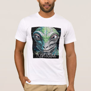 Camiseta Ser humano lagarto alienígena ser extraterrestre r