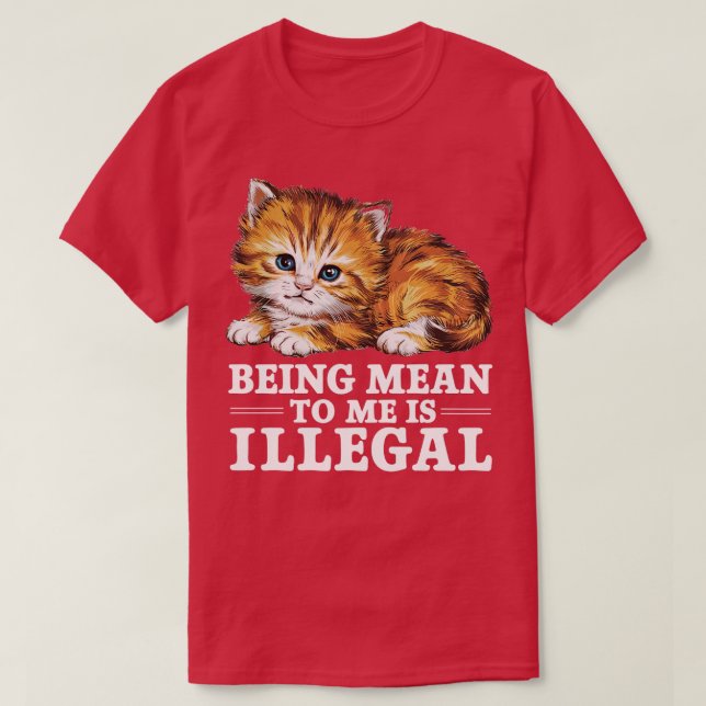 Camiseta ser má comigo é ilegal (Frente do Design)