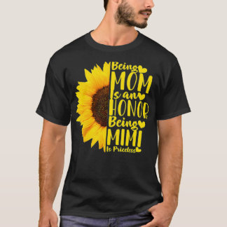 Camiseta Ser Mãe É Uma Honra Ser Mimi É Um Su Inestimável
