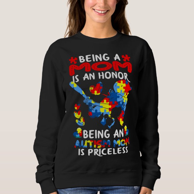Camiseta Ser Mãe É Uma Honra Ser Um Autismo (Frente)