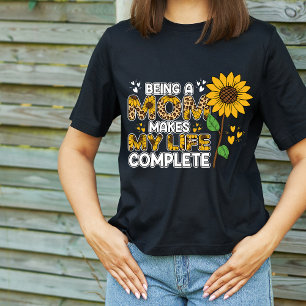Camiseta Ser Mãe Faz Minha Vida Completa Dia de as mães