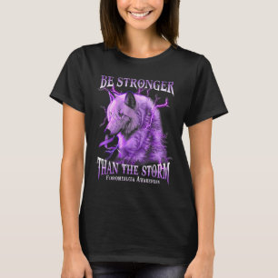 Camiseta Ser Mais Forte Do Que A Consciência Da Fibromialgi