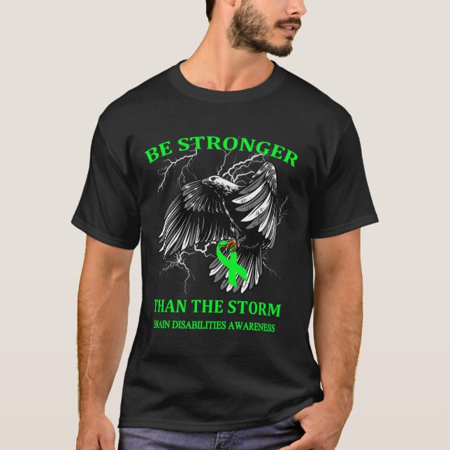 Camiseta Ser Mais Forte Do Que As Deficiências Do Cérebro D (Frente)