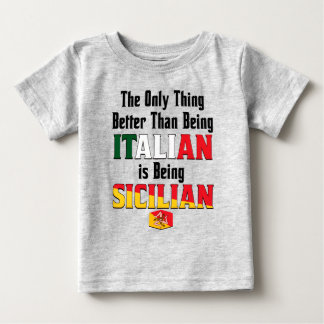 Camiseta Ser Melhor do que ser Italiano é ser Siciliano