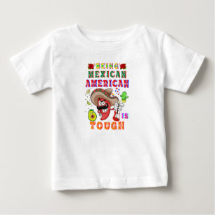 Camiseta Ser Mexicano-Americano É Difícil