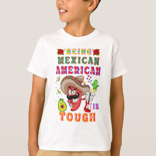 Camiseta Ser Mexicano-Americano É Difícil