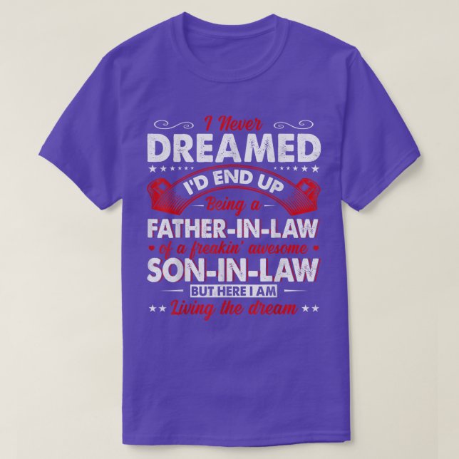 Camiseta Ser pai de um filho de direito que combina com a f (Frente do Design)