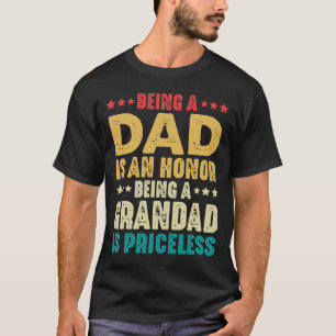 Camiseta Ser Pai É Uma Honra Ser Avô É Imprestável