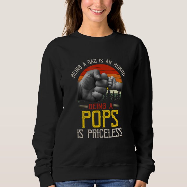 Camiseta Ser pai é uma honra ser avô não tem preço (Frente)
