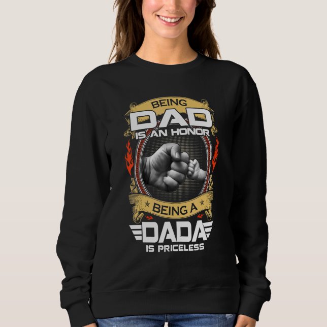Camiseta Ser Pai É Uma Honra Ser Dada Não Tem Preço (Frente)