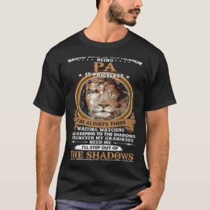 Camiseta Ser pai é uma honra ser Pa é inestimável