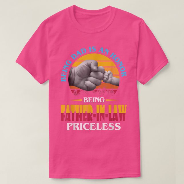 Camiseta Ser Pai é uma honra ser pai é P (Frente do Design)