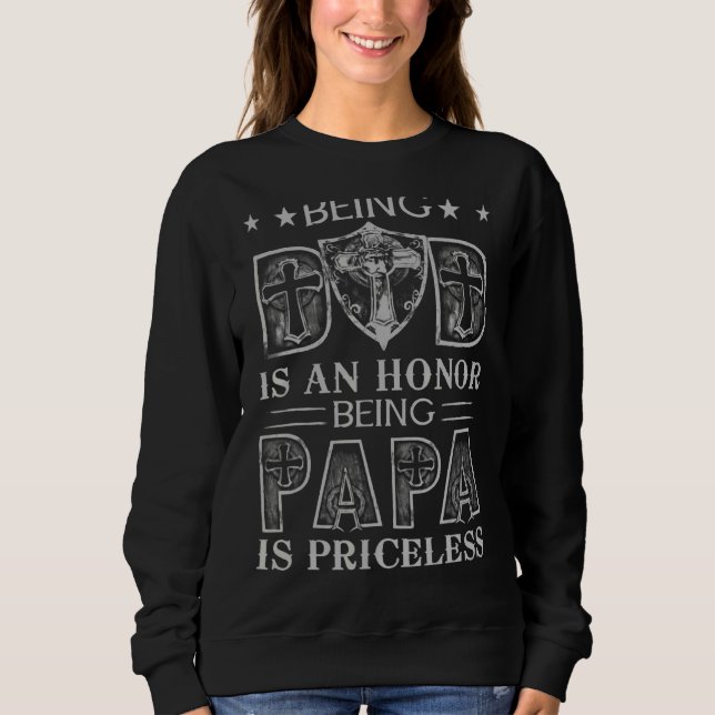 Camiseta Ser Pai É Uma Honra Ser Papa É Imprestável (Frente)