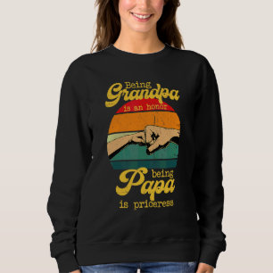Camiseta Ser Pai É Uma Honra Ser Papa É Uma Fath Sem Preço