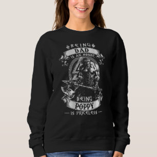 Camiseta Ser Pai É Uma Honra Ser Poppy É Um Pai Inestimável