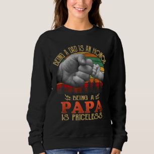Camiseta Ser Pai É Uma Honra Ser Um Papa É Imprestável