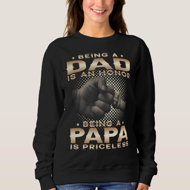 Camiseta Ser Pai É Uma Honra Ser Um Papa É Imprestável (Frente)