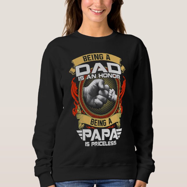 Camiseta Ser Pai É Uma Honra Ser Um Papa É Imprestável (Frente)