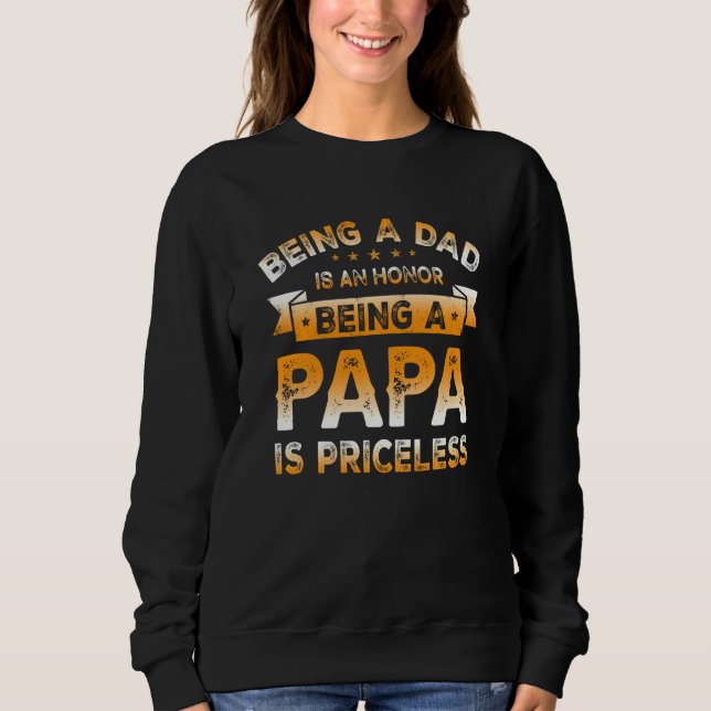 Camiseta Ser Pai É Uma Honra Ser Um Papa É Imprestável (Frente)