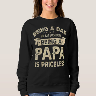 Camiseta Ser Pai É Uma Honra Ser Um Papa É Imprestável