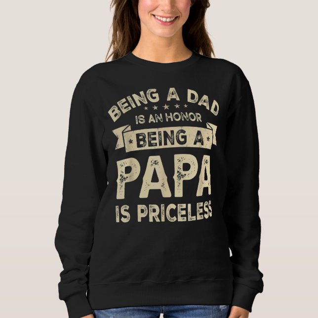 Camiseta Ser Pai É Uma Honra Ser Um Papa É Imprestável (Frente)