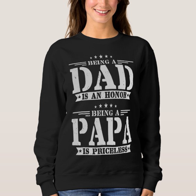 Camiseta Ser Pai É Uma Honra Ser Um Papa É Imprestável (Frente)
