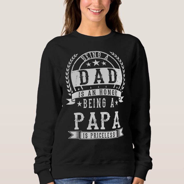 Camiseta Ser Pai É Uma Honra Ser Um Papa É Imprestável (Frente)