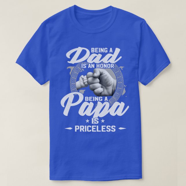 Camiseta Ser Pai É Uma Honra Ser Um Papa É Imprestável (Frente do Design)
