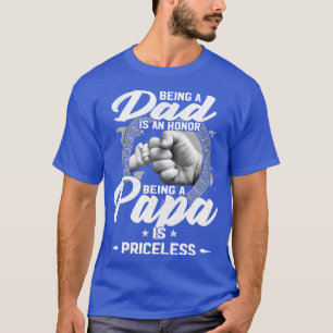 Camiseta Ser Pai É Uma Honra Ser Um Papa É Imprestável