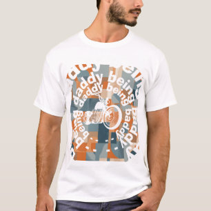 Camiseta "Ser Pai Ser Baddy" Pai de helicóptero Geométrico