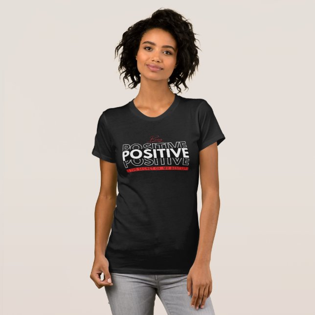 Camiseta Ser Positivo (Frente Completa)