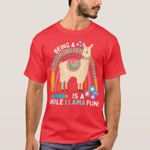 Camiseta Ser professor de jardim de infância é uma diversão
