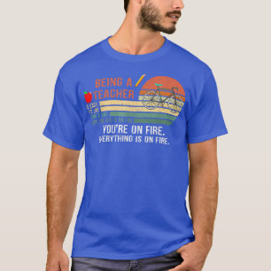 Camiseta Ser professor é fácil, é como andar de bicicleta
