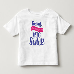Camiseta Ser Promovida a Irmã Mais Velha
