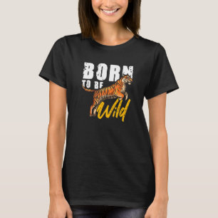 Camiseta Ser Selvagem Tiger Grande Predador de Gatos Selvag