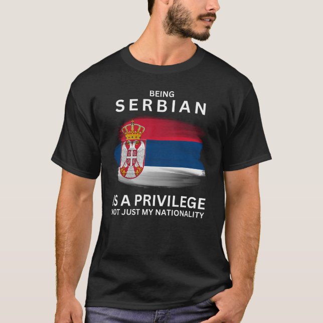 Camiseta Ser Sérvio É Um Privilégio (Frente)