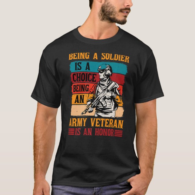 Camiseta Ser Soldado É Uma Escolha (Frente)