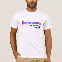Ser Transformado Texto Azul Roxo-Camisa