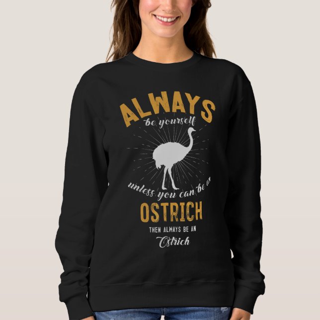 Camiseta Ser um avestruz (Frente)